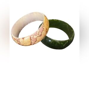 Boho Chunky Bangle fashion bracelets Pair for 1 price 😊